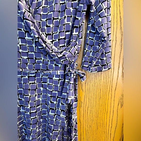 Apt 9 faux wrap dress w 3/4 sleeve. Sz PXL - Picture 5 of 9